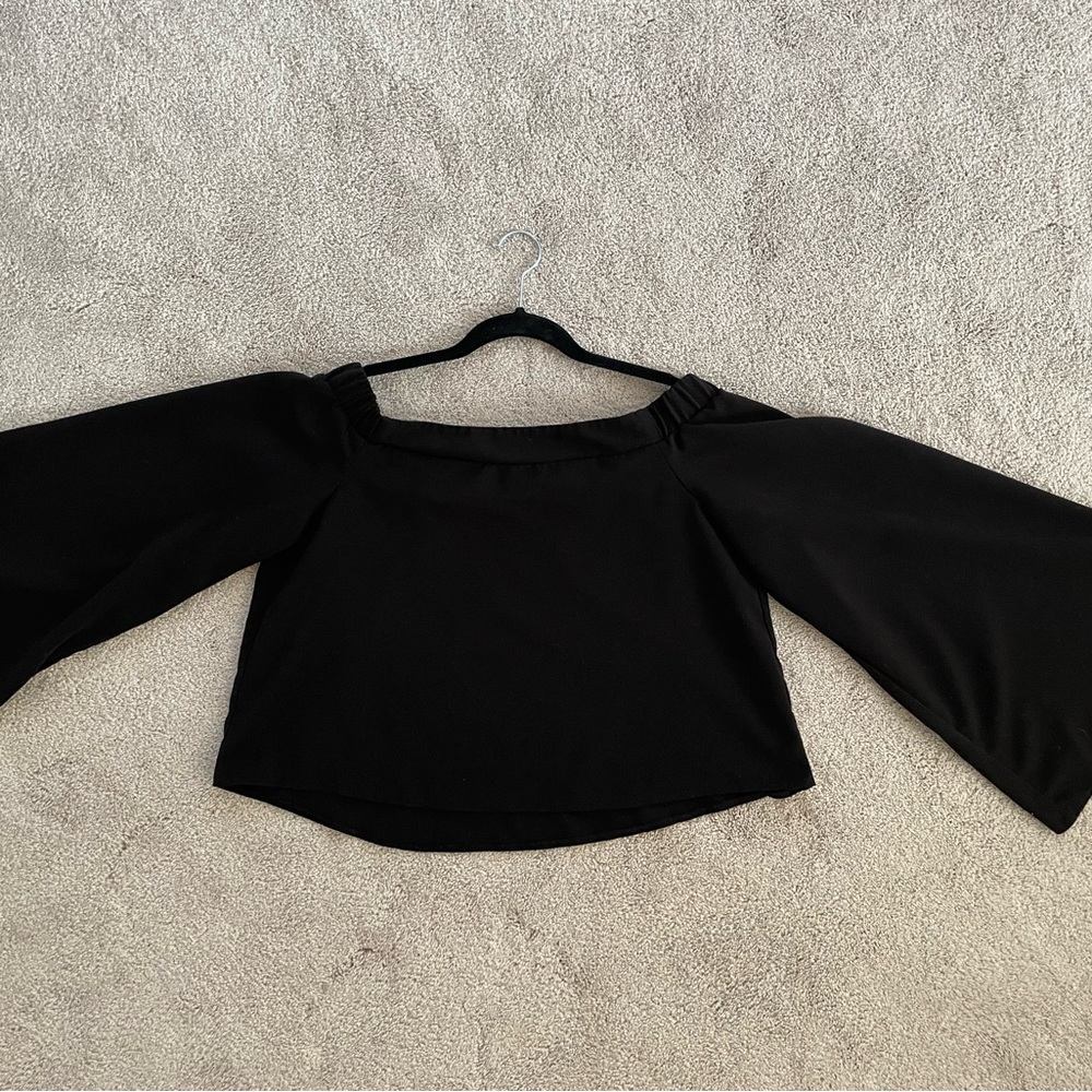 Swoon Boutique Strapless Blouse